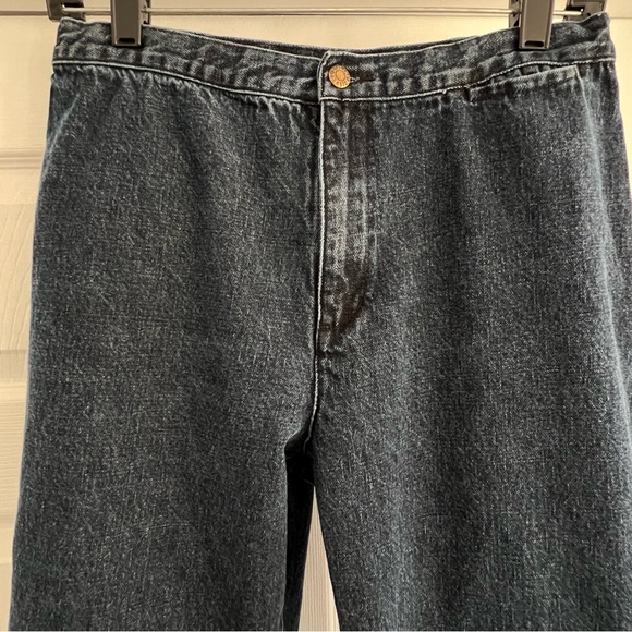 DISNEY Vintage Mickey Mouse Embroidered Blue Jeans Denim High Rise M - Picture 6 of 14